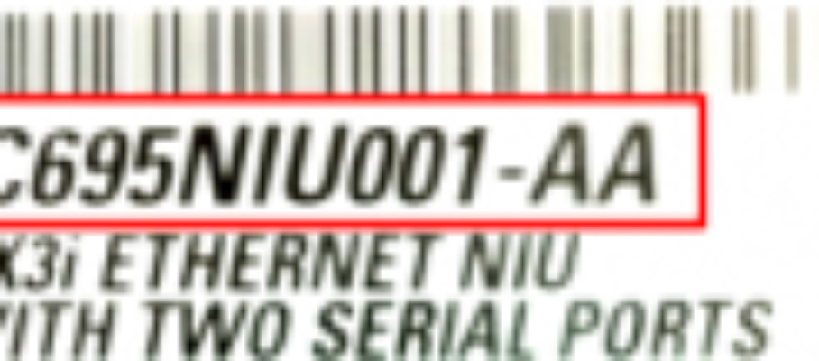 Smart part number example