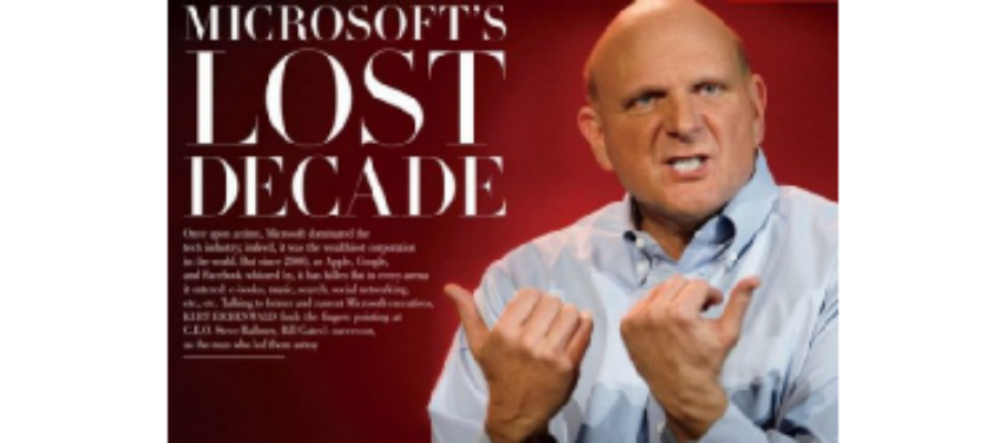 Microsoft's lost decade