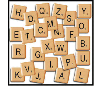 Scrabble-tiles